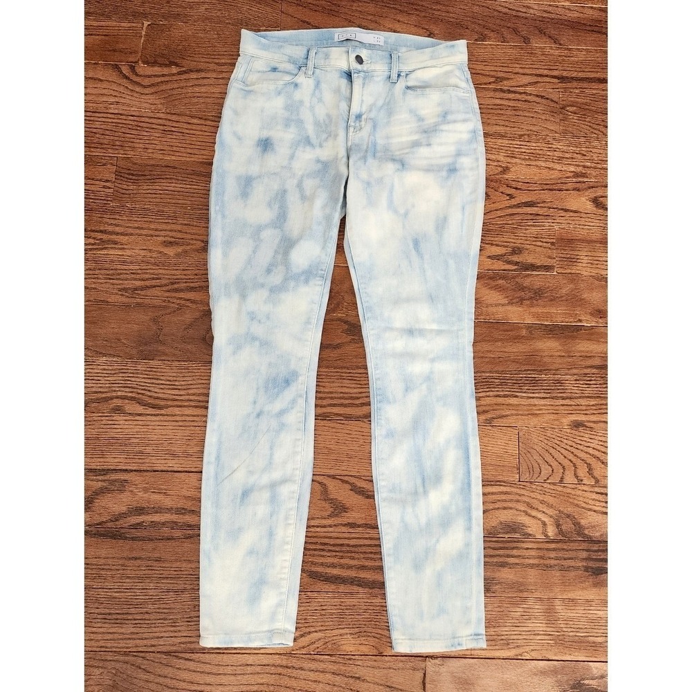 AYR Skinny Jeans Womens 30 Sea Opal Light Blue Acid Wash Cloud Stretch Denim